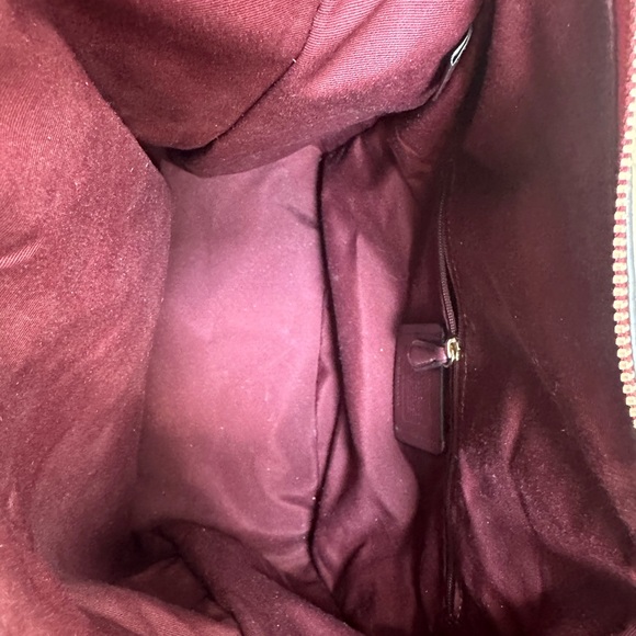 Coach Pennie Pebbled Leather Shoulder Bag w/ 2 straps & bag tag EUC - Picture 8 of 11